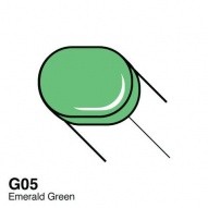 Маркер SKETCH на спирт.основе два пера цв.G05 зеленый изумрудный