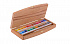 Набор красок акварельных БЕЛЫЕ НОЧИ 24цв. по 2.5мл кисть в деревянной упаковке бук