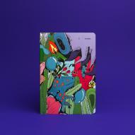 Блокнот в точку FALAFEL DOT GRID ACID GARDEN 120г/кв.м (А5) 148х210мм 64л.
