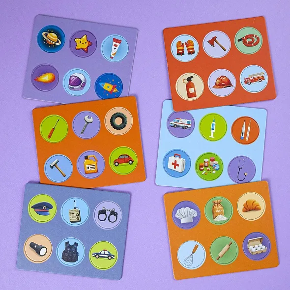 Игра развивающая лото 36 фишек ПРОФЕССИИ по 635.00 руб от Hatber