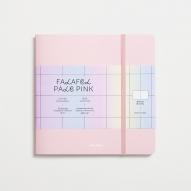 Скетчбук для акварели FALAFEL Pale pink 200г/кв.м 190х190мм 20л. сшивка