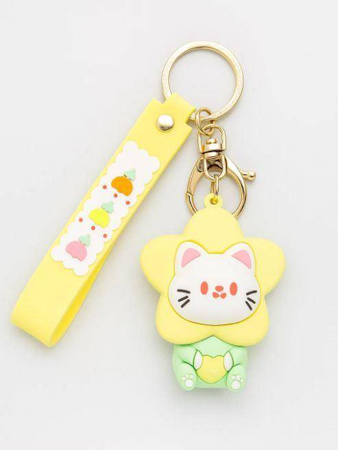 Брелок FLOWER CAT желтый по 199.00 руб от ILikeGift