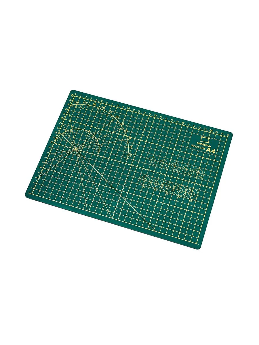 Коврик для резки А4 3-x зеленый