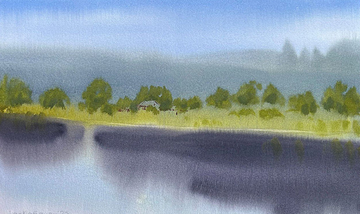 Демо мастер-класс. Акварель. Татьяна Кабанец