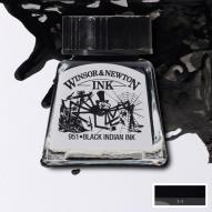 Тушь WINSOR&NEWTON цв.№030 чёрный флакон 14мл