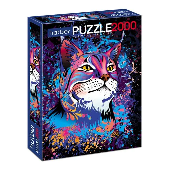 Пазлы HATBER premium 2000 элементов 680х980мм РЫСЬ