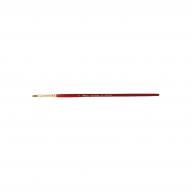 Кисть для акварели синтетика кошачий язык ORO ROSSO 756 №02 ручка короткая