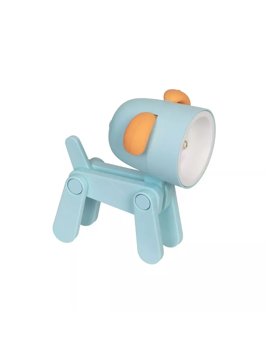 Светильник декоративный СОБАКА голубой