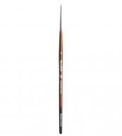 Кисть для акварели и гуаши синтетика имитация белки Ж1 круглая серия 1FSw14 №01 ручка короткая