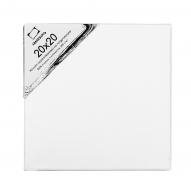 Холст на подрамнике мелкозернистый МАЛЕВИЧЪ 20х20см, грунт акриловый, хлопок 100%