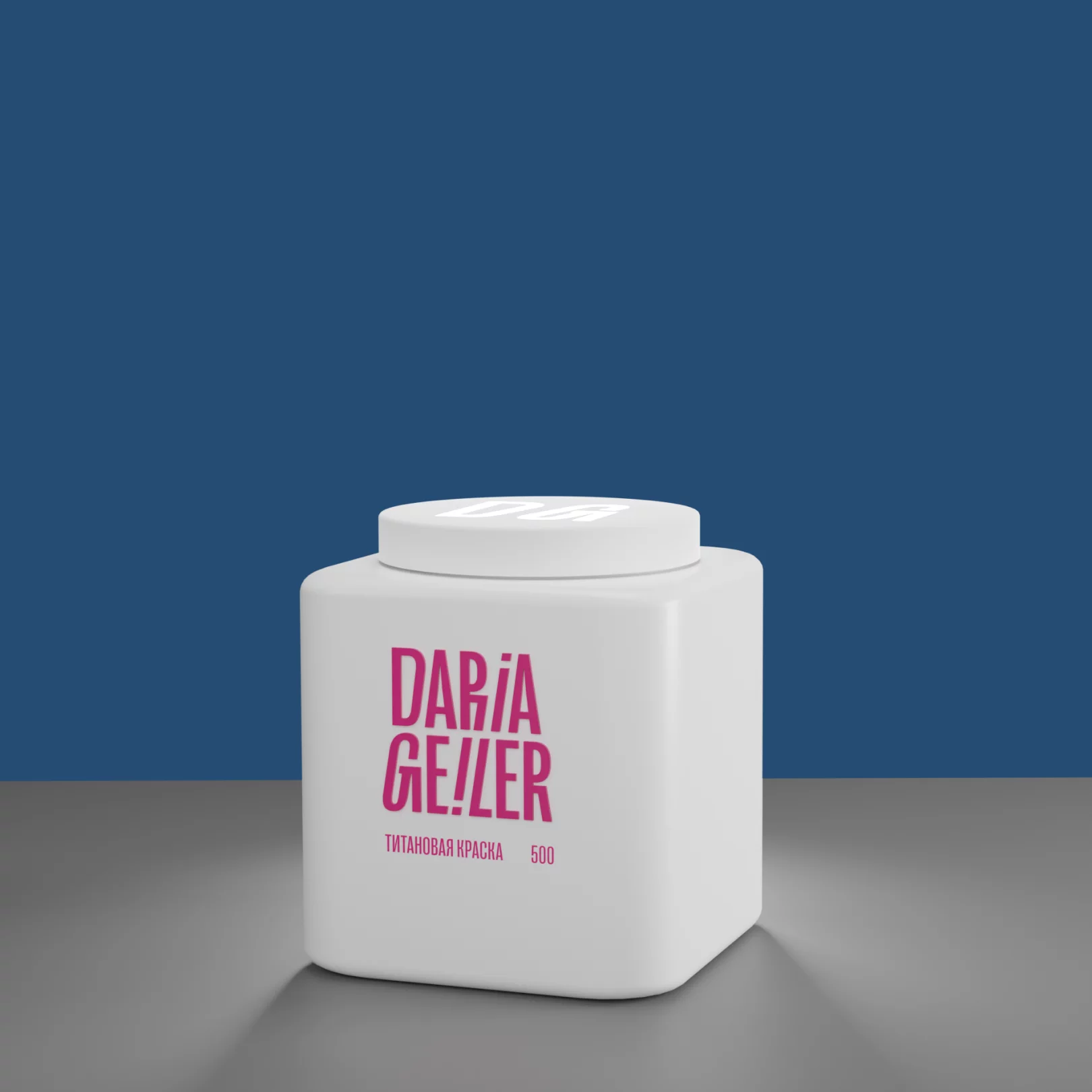 Краска интерьерная титановая DARIA GEILER банка 500мл Исландия