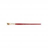 Кисть для акварели синтетика скошенная ORO ROSSO 758 №10 ручка короткая