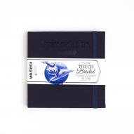 Скетчбук для маркера BRISTOL TOUCH 180г/кв.м 140х140мм 40л. индиго