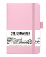 Скетчбук для графики SKETCHMARKER 140г/кв.м 90х140мм 80л. розовый