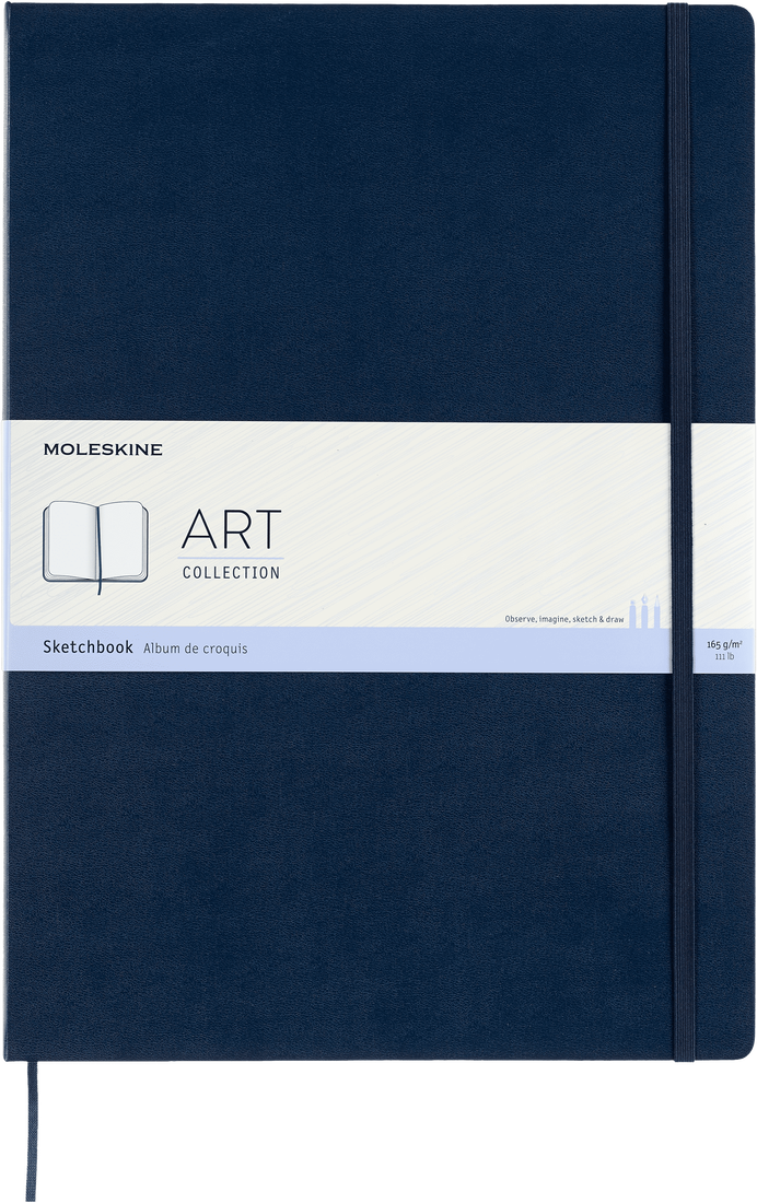 Блокнот ART SKETCHBOOK (А4) 210х297мм 48л. синий сапфир