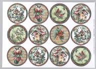 Салфетка д/декупажа 21х29,7см МЕДАЛЬОНЫ