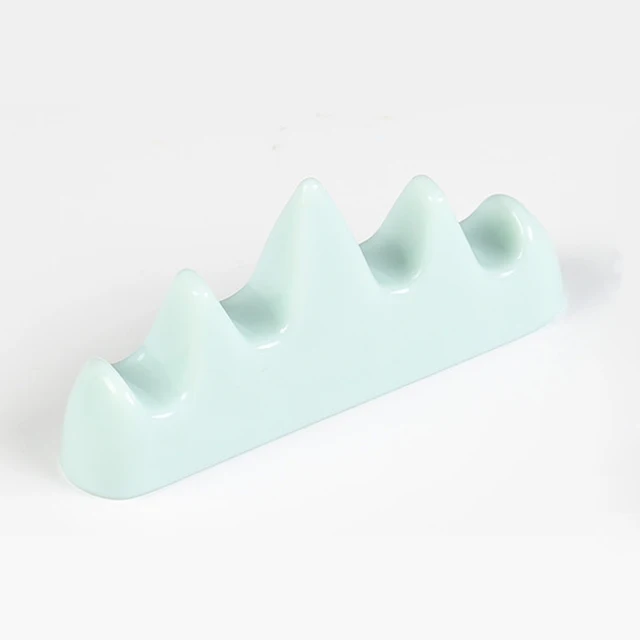 Подставка для кистей ВОЛНА на 4 шт. керамика голубая