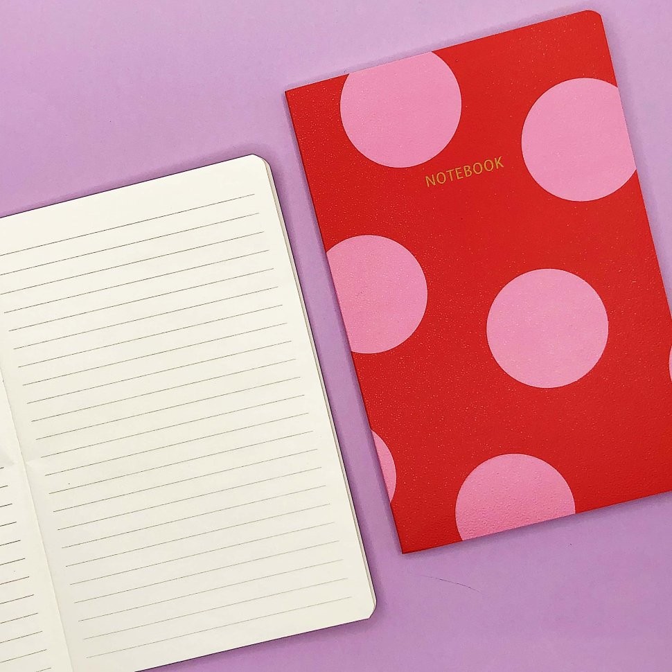Тетрадь CIRCLES красный по 120.00 руб от ILikeGift