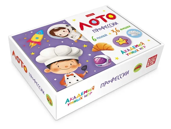 Игра развивающая лото 36 фишек ПРОФЕССИИ
