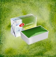 Краска акварель БЕЛЫЕ НОЧИ МЕТАМОРФОЗЫ цв.№777 зелёная мечта кювета 2,5мл сер.2