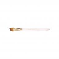 Кисть для акварели синтетика скошенная ORO ROSSO 758 №18 ручка короткая