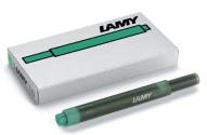 Картриджи для ручек LAMY T10 зеленые 5шт