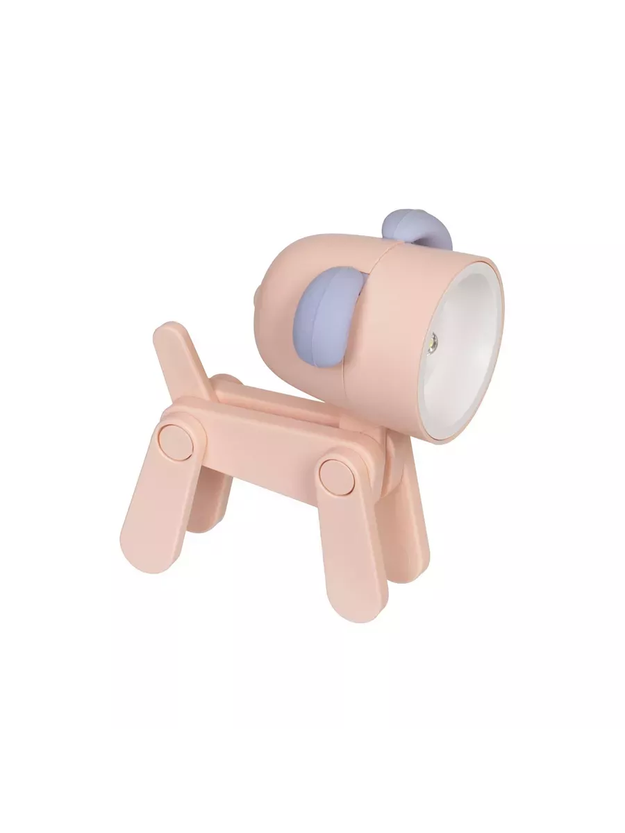 Светильник декоративный СОБАКА розовый