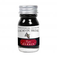 Чернила Herbin цв.Cacao du Bresil серо-коричневый банка 10мл
