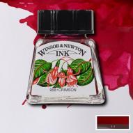 Тушь WINSOR&NEWTON цв.№203 малиновый флакон 14мл