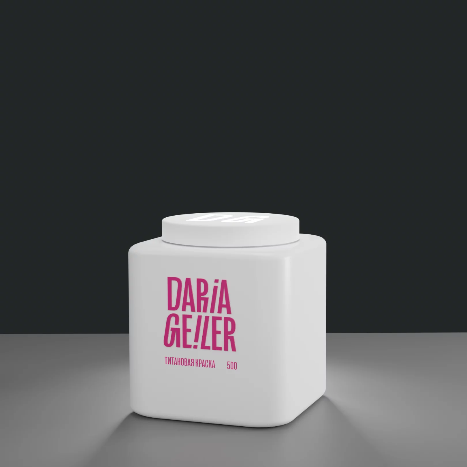Краска интерьерная титановая DARIA GEILER банка 500мл серсея