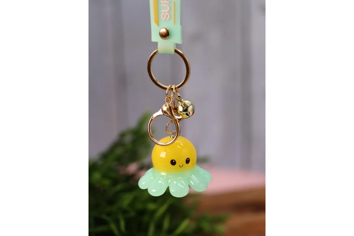 Брелок OCTOPUS желтый