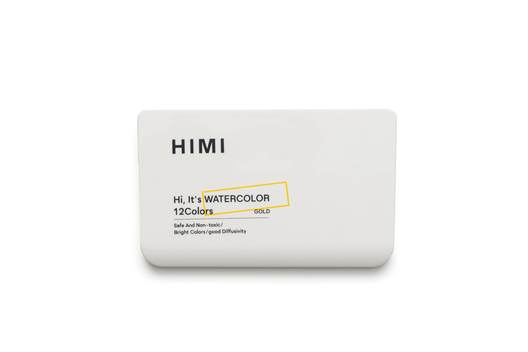 Набор акварели HIMI 12 цветов металлик золото по 1 150.00 руб от MIYA