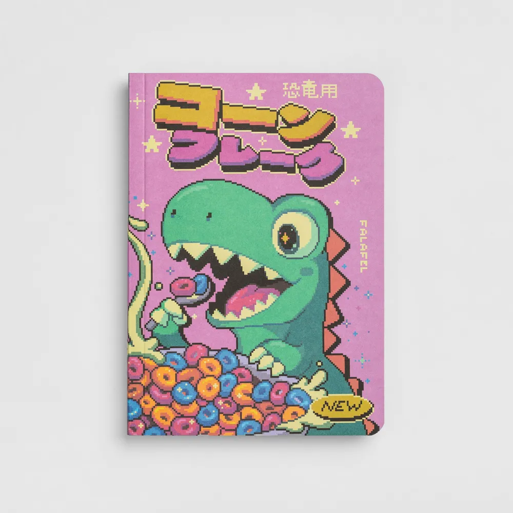 Скетчбук для графики FALAFEL Cosmosaurus 80г/кв.м 138х200мм 40л.