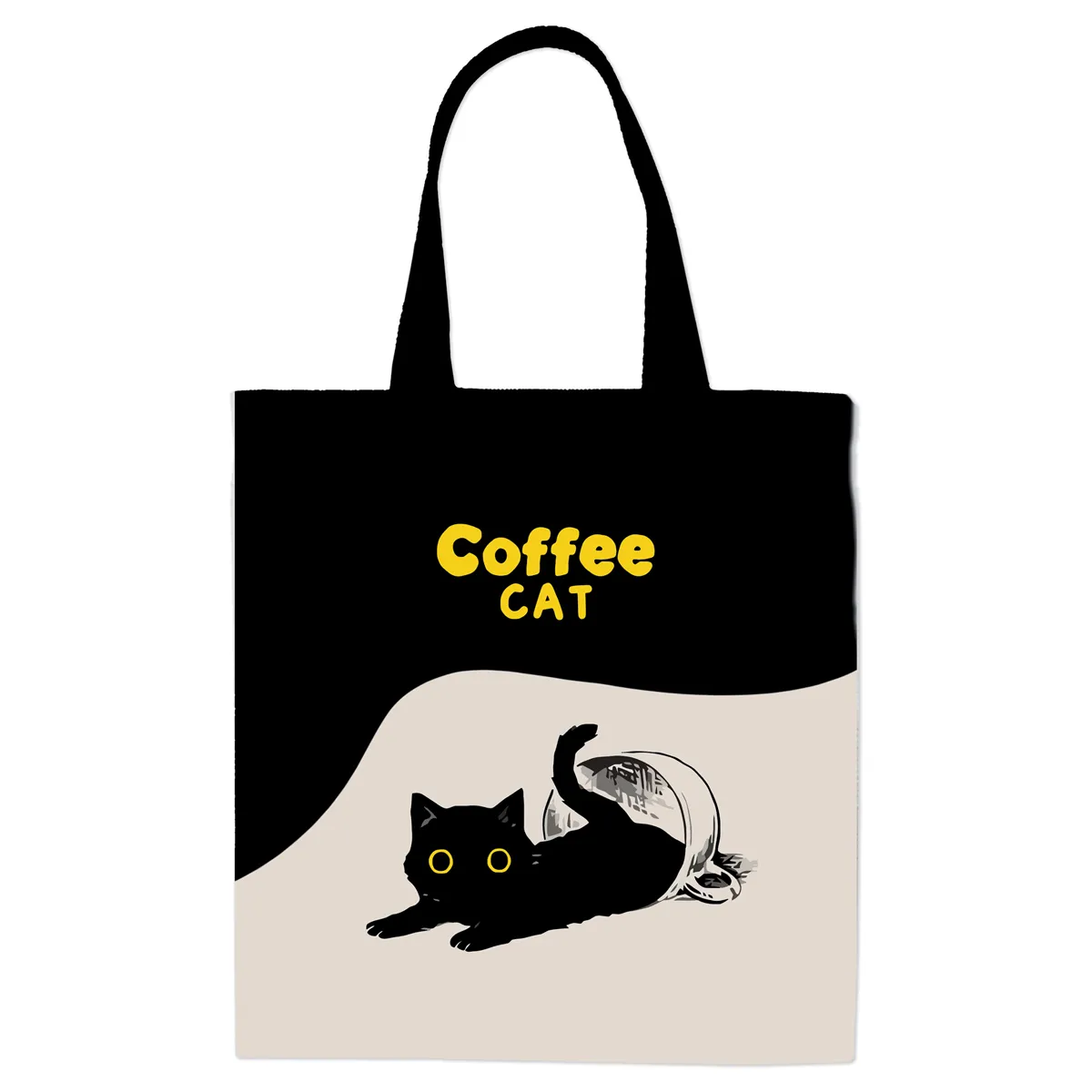 Сумка шоппер 33х40см COFFEE CAT