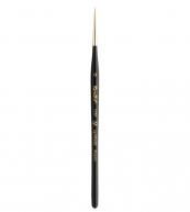 Кисть для миниатюр синтетика круглая ROUBLOFF серия 131F №0 ручка короткая