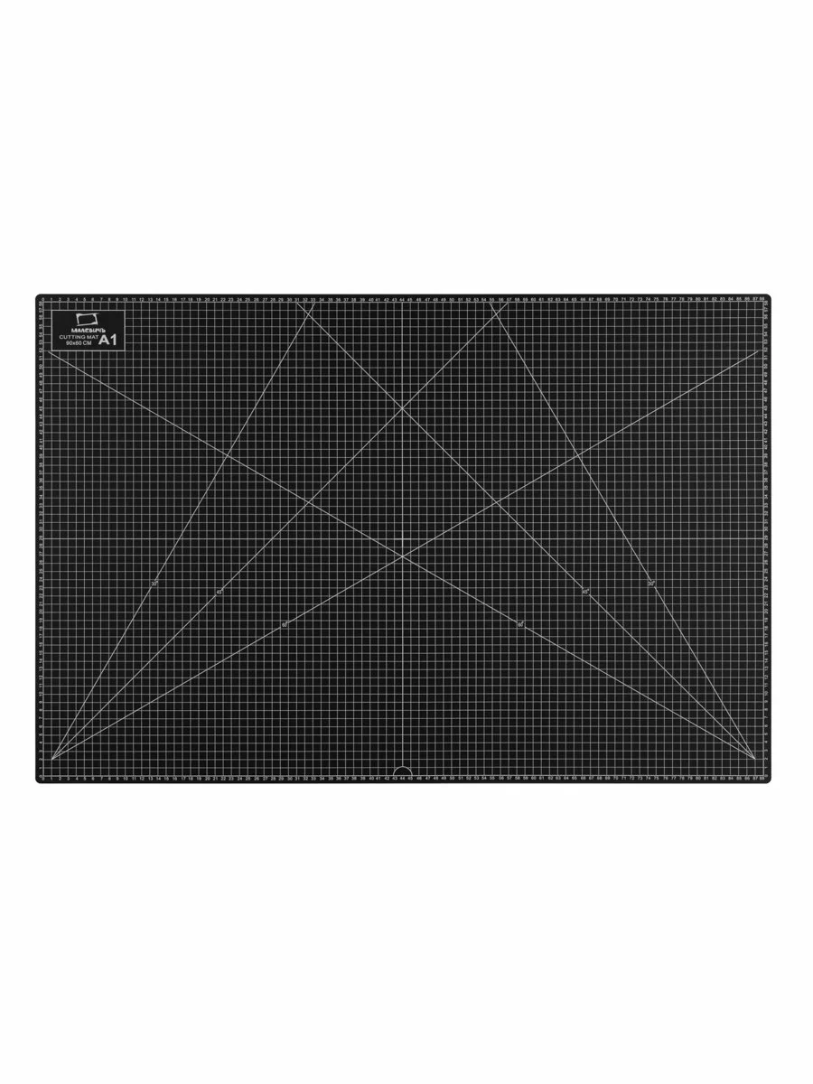 Коврик для резки А1 3-x черно-серый