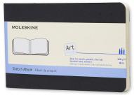 Скетчбук для рисования MOLESKINE CAHIER SKETCH ALBUM POCKET 120г/кв.м 90х140мм 44л. черный