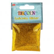 Глиттеры (блестки) декоративные DECOLA 0,3мм старое золото