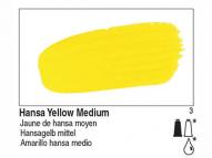 Краска акриловая GOLDEN Heavy body цв.№ 1190 желтый средний туба 59мл