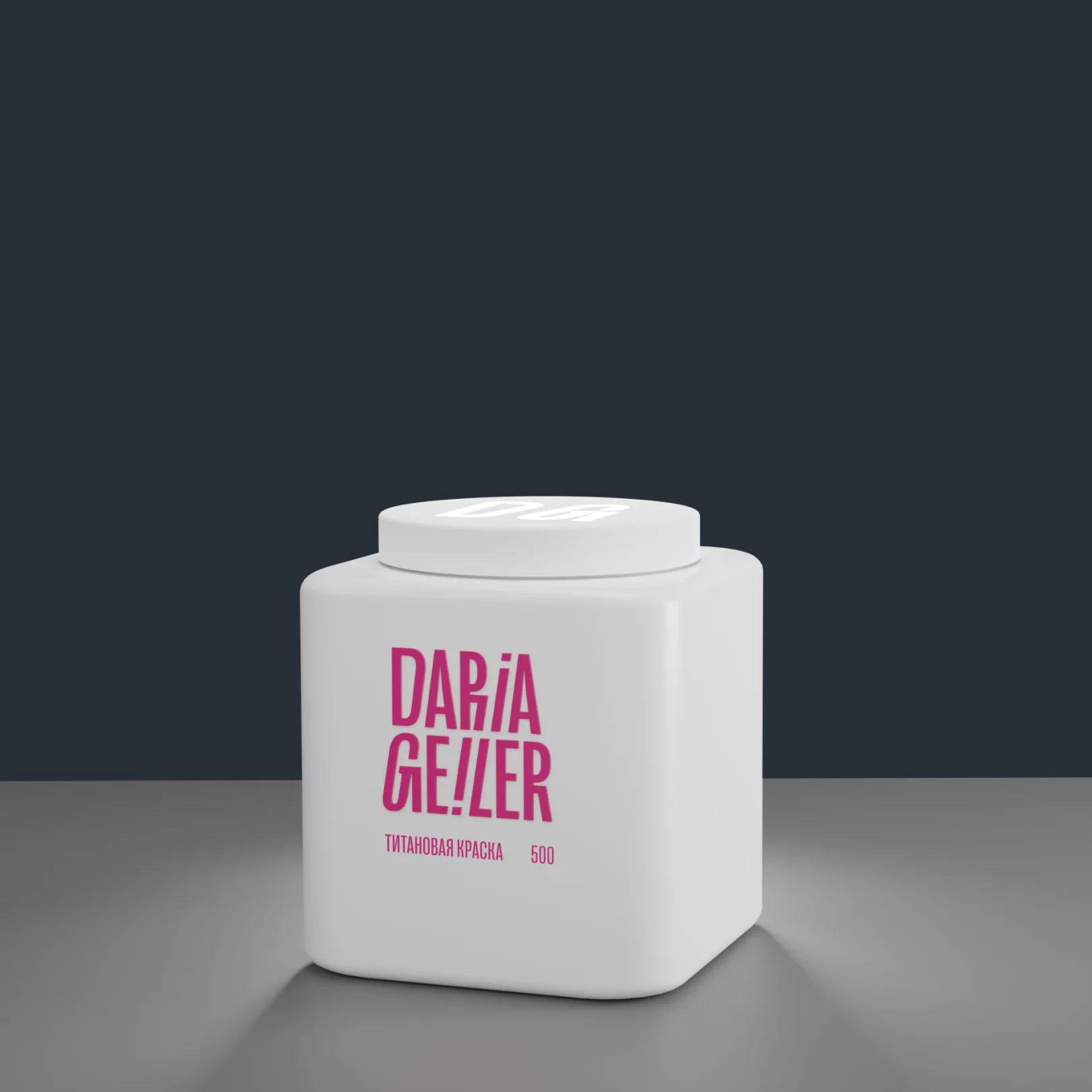 Краска интерьерная титановая DARIA GEILER банка 500мл тихий океан