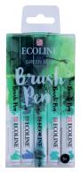 Набор маркеров ECOLINE 5шт. пластиковая уп-ка зелено-голубые