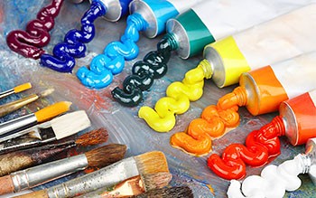 Гуашь детская мини краски для рисования 24 цвета 10 мл