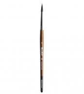 Кисть для акварели и гуаши синтетика имитация белки Ж1 круглая серия 1FSw14 №05 ручка короткая