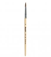 Кисть для акварели и гуаши колонок mix круглая сер.1D10 №05 ручка короткая