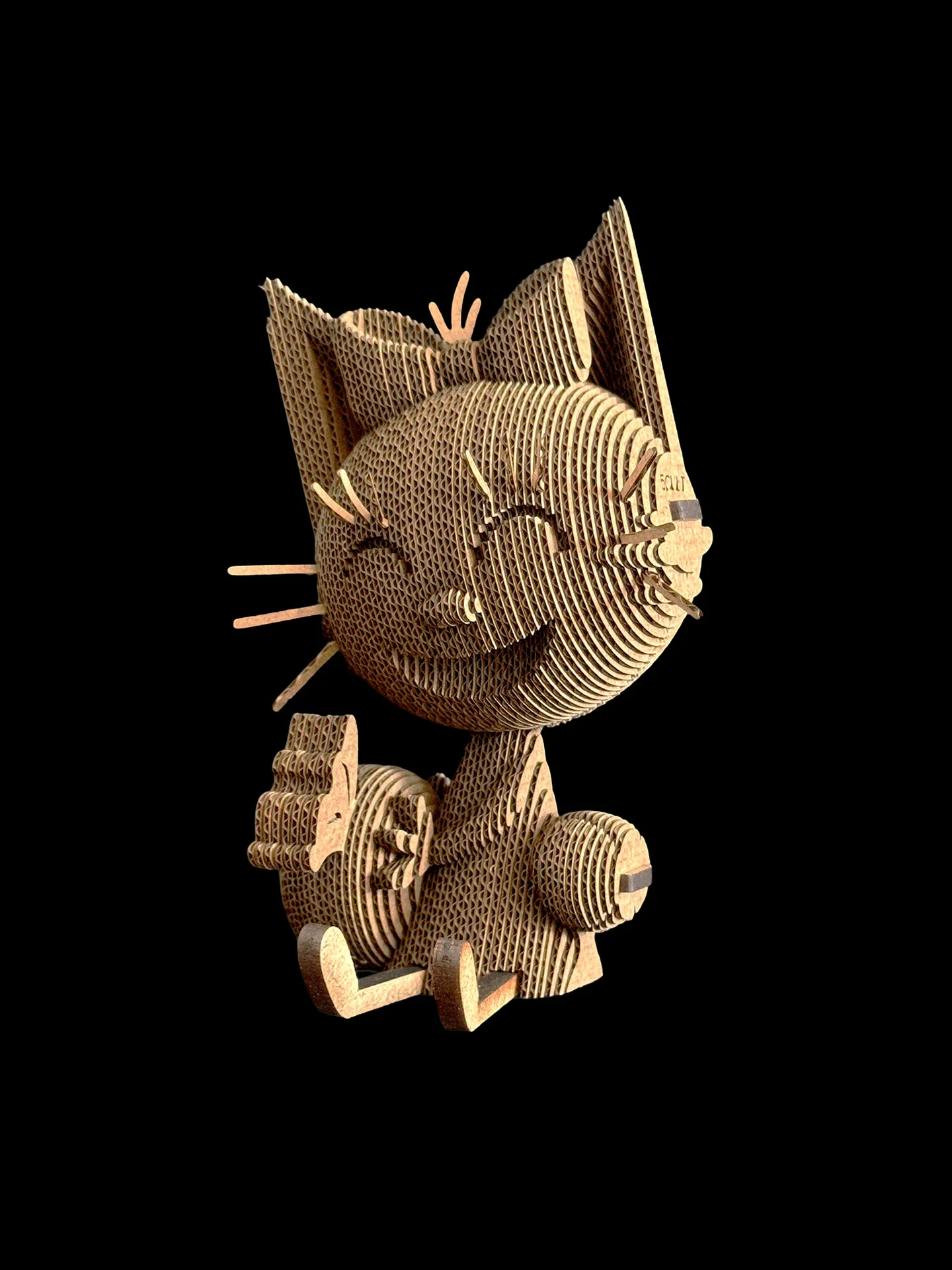 Конструктор 3D из гофрокартона микро КАРАМЕЛЬКА