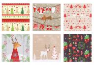 Салфетка д/декупажа 33х33см Праздничный олень