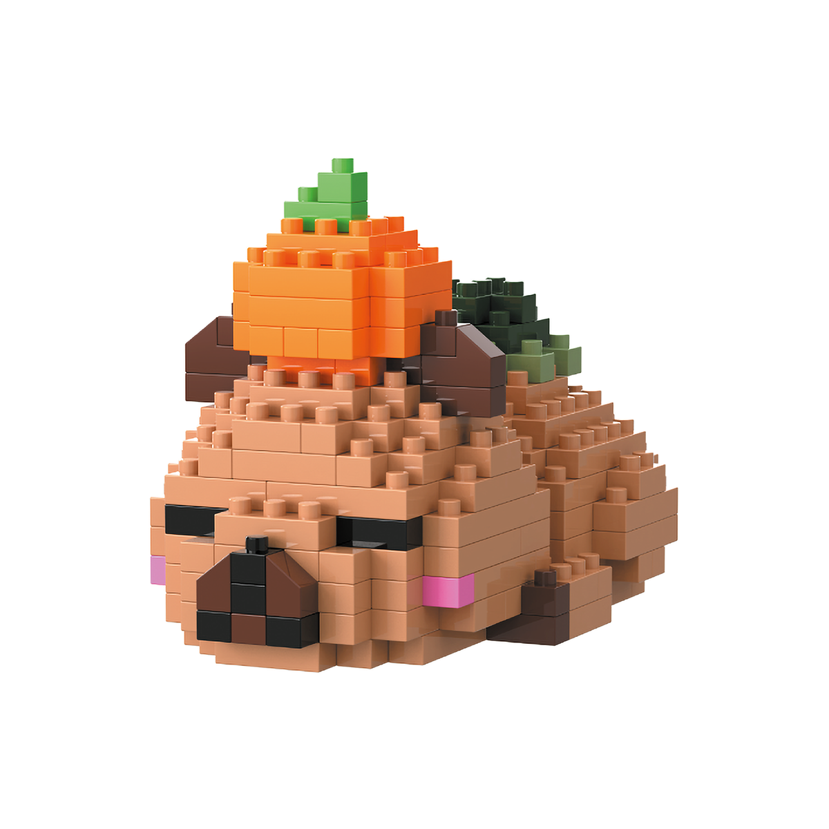 Конструктор DRAW ME! CAPYBARA YUZU 208 деталей 5х4х8см
