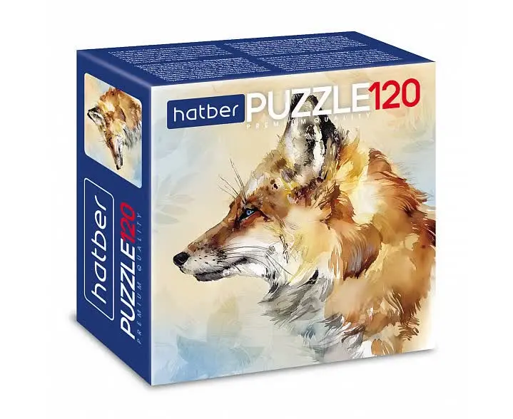 Пазлы HATBER premium 120 элементов 150х150мм Рыжий лис