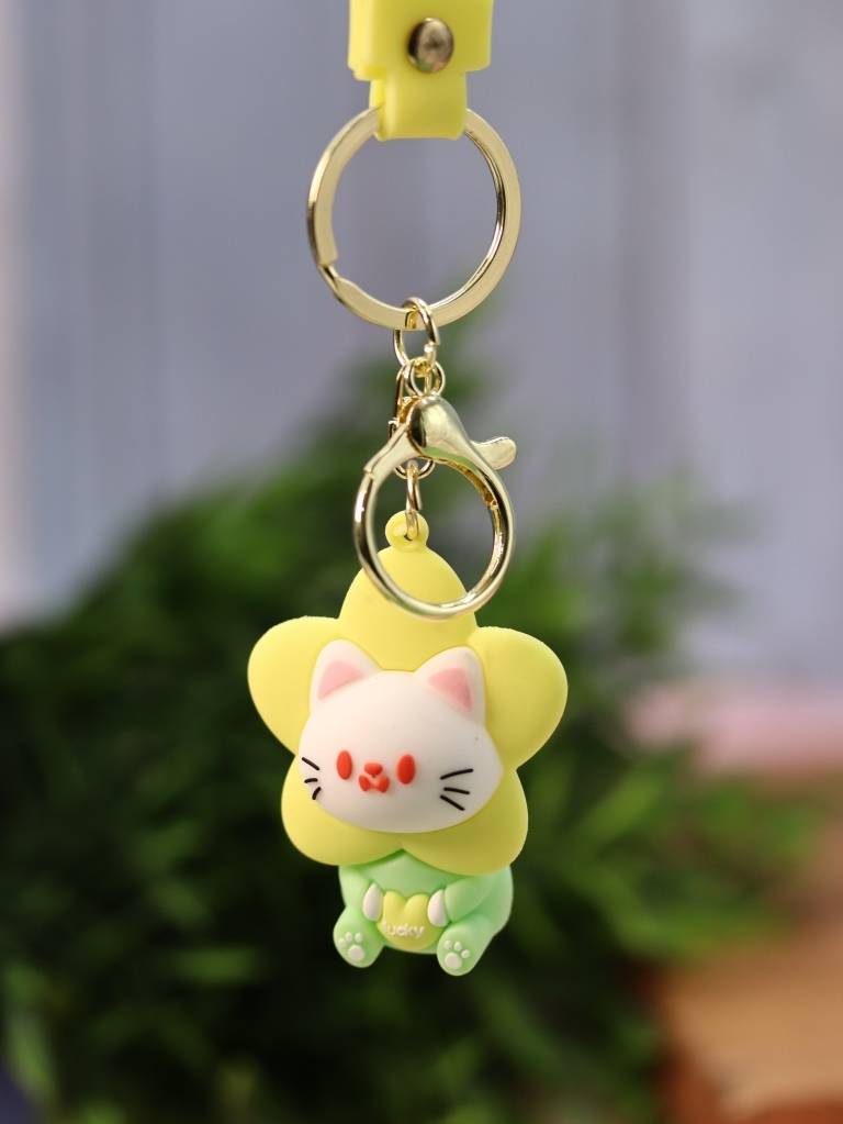 Брелок FLOWER CAT желтый по 199.00 руб от ILikeGift