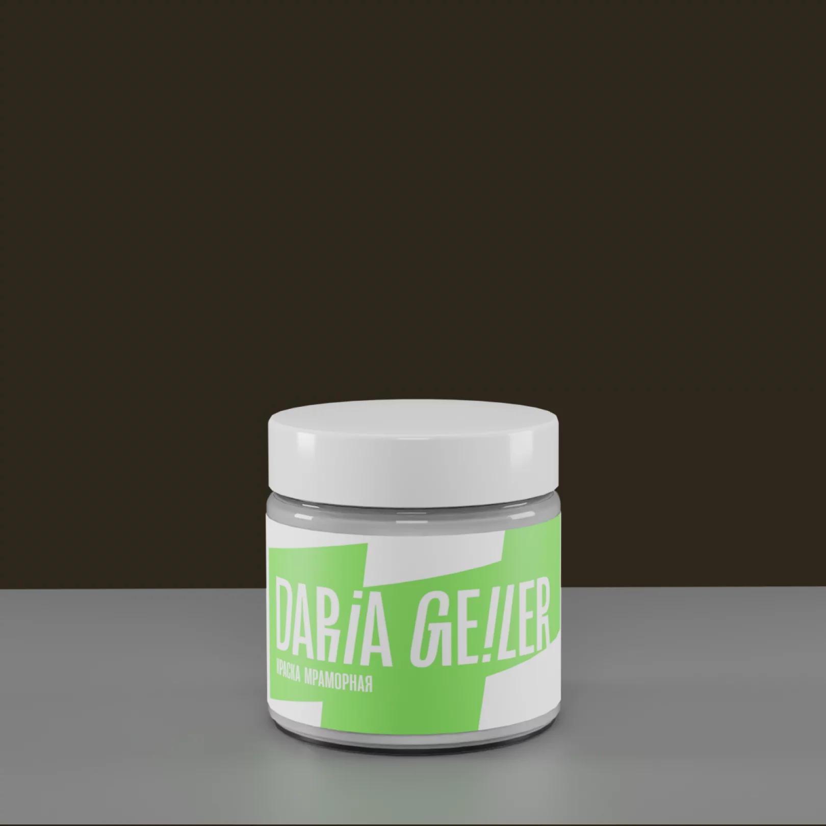 Краска интерьерная мраморная DARIA GEILER банка 300мл Петербург